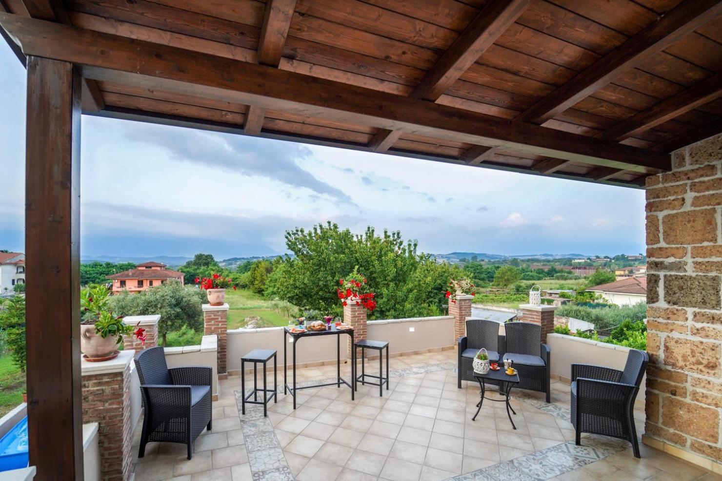 Villa Falcone Alvignano Extérieur photo